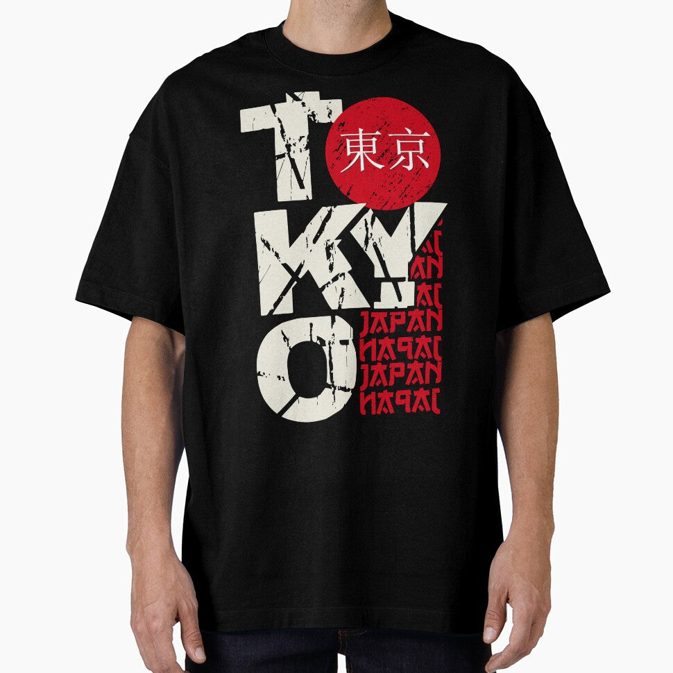 Tokyo t-shirt and design grunge effect print, typography, poster, emblem. by JrNergal
