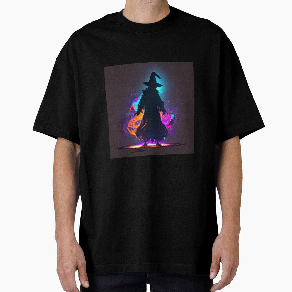 Floating Spirit Wizard Magic Silhouette by djozefo