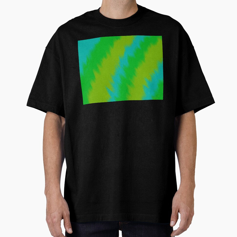 Tropical Pulse | Green & Teal Abstract Gradient Waves by FelicePatterns