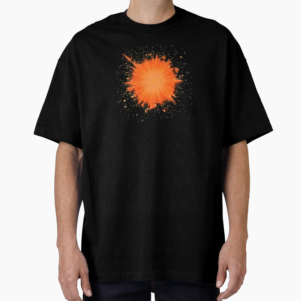 Red And Orange Gradient Pattern Design by Zareen Sayyed