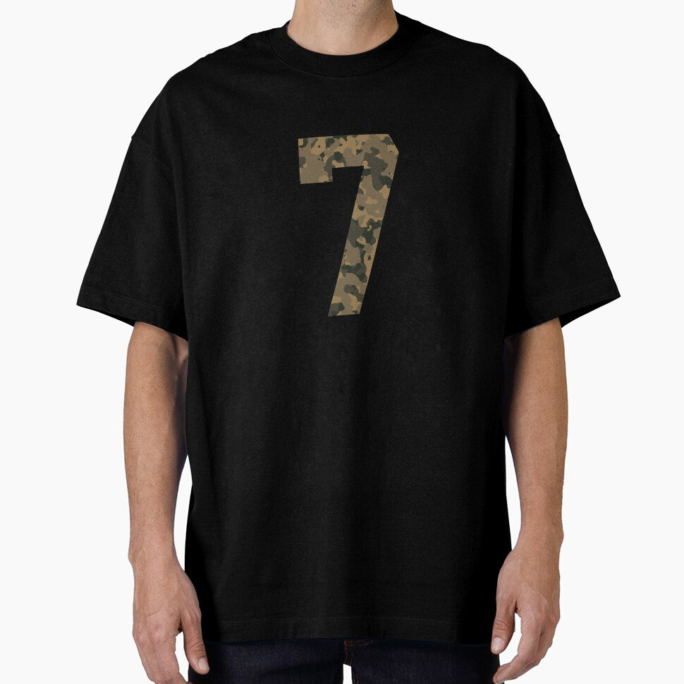 Army Camouflage Number 7 - Sports Numbers by NECHSTORE