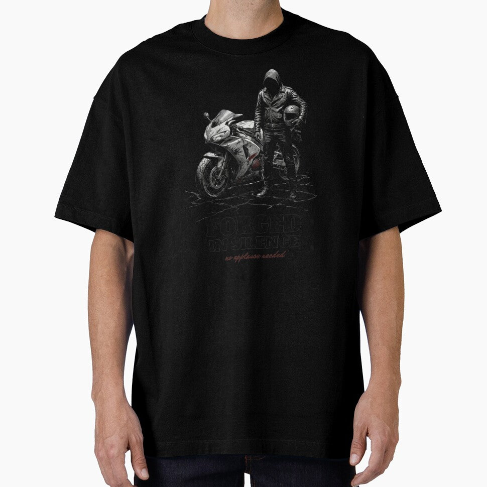 Forged in Silence – Motorcycle Rider Design by TwoWheels-shop
