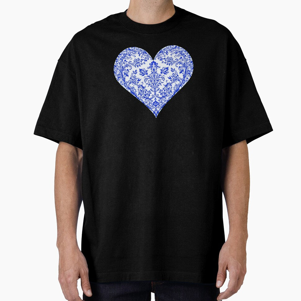 Valentine's Day Heart Boyfriend Girlfriend Blue by SStarDesigns
