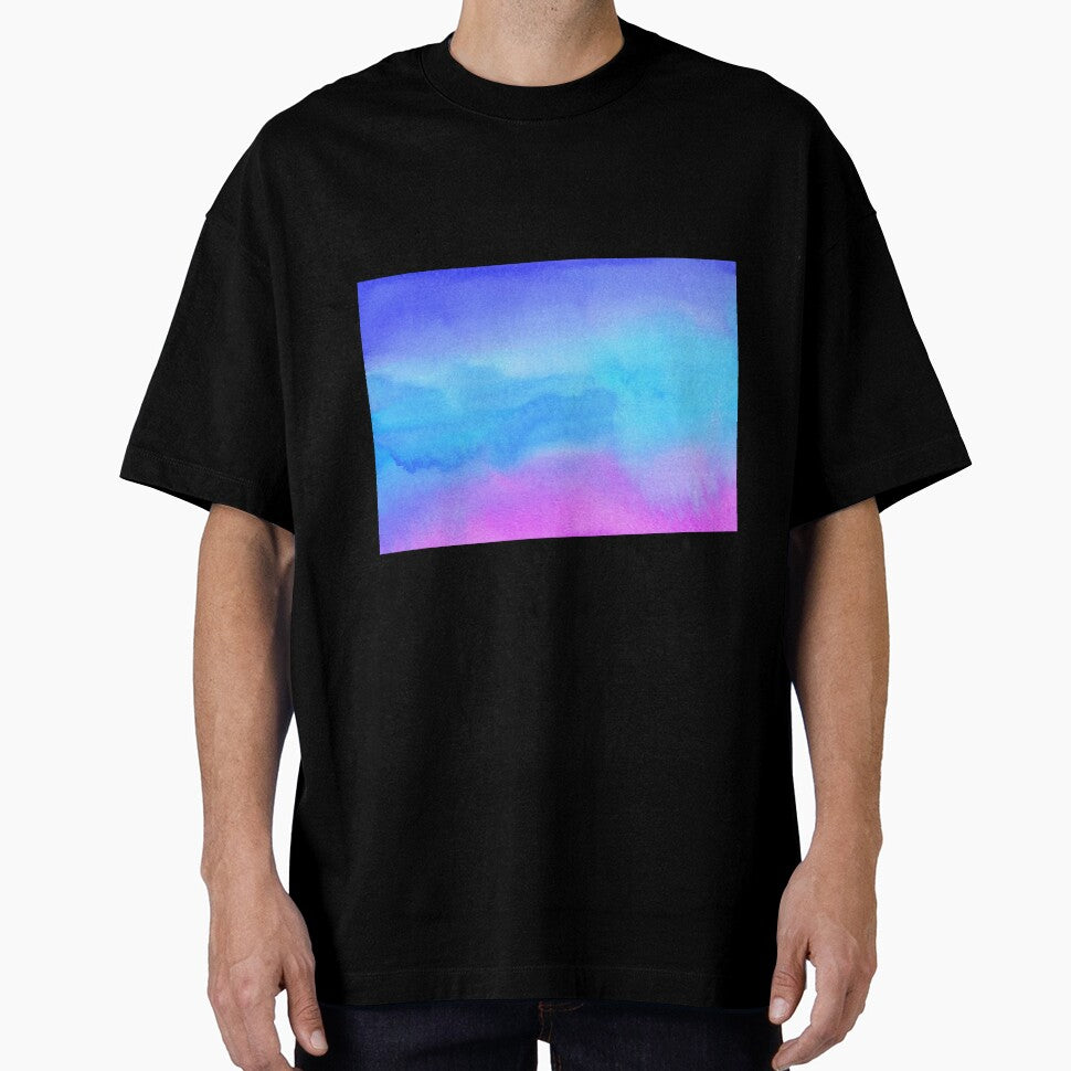 Purple Blue Gradient Watercolor by newburyboutique