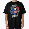 Born to be Free Vintage Eagle Flag US by mmos
