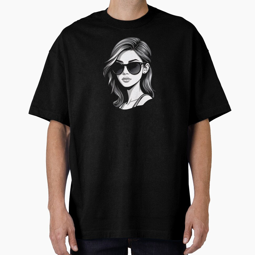 Black and White Stylish Casual Lady by MadnessEnvelope