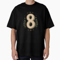 Vintage Number 8 Retro Design by Kupeliemre