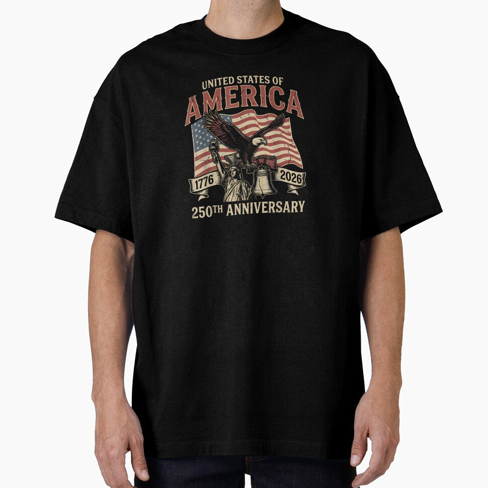 Vintage 250 Years 1776 2026 250Th Birthday 4Th July American by Le7yaStore