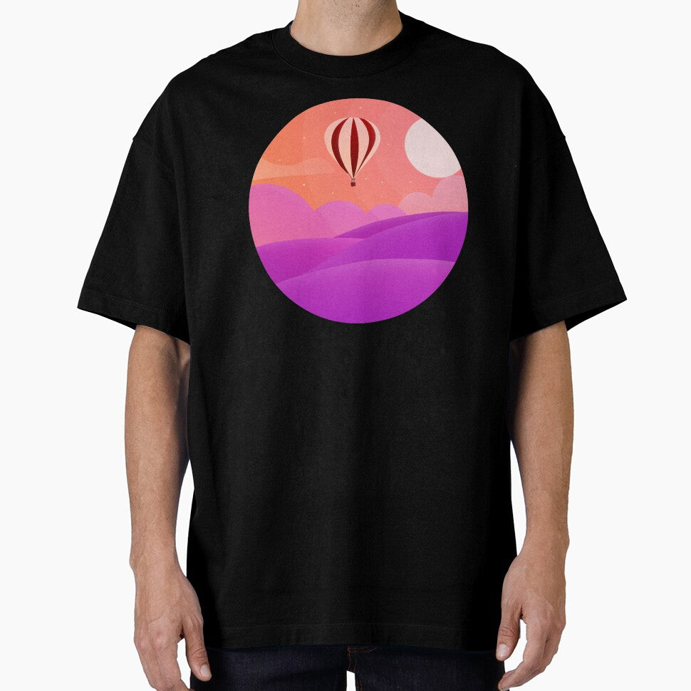 Gradient balloon at pastel morning forest by Butterfly-Dream