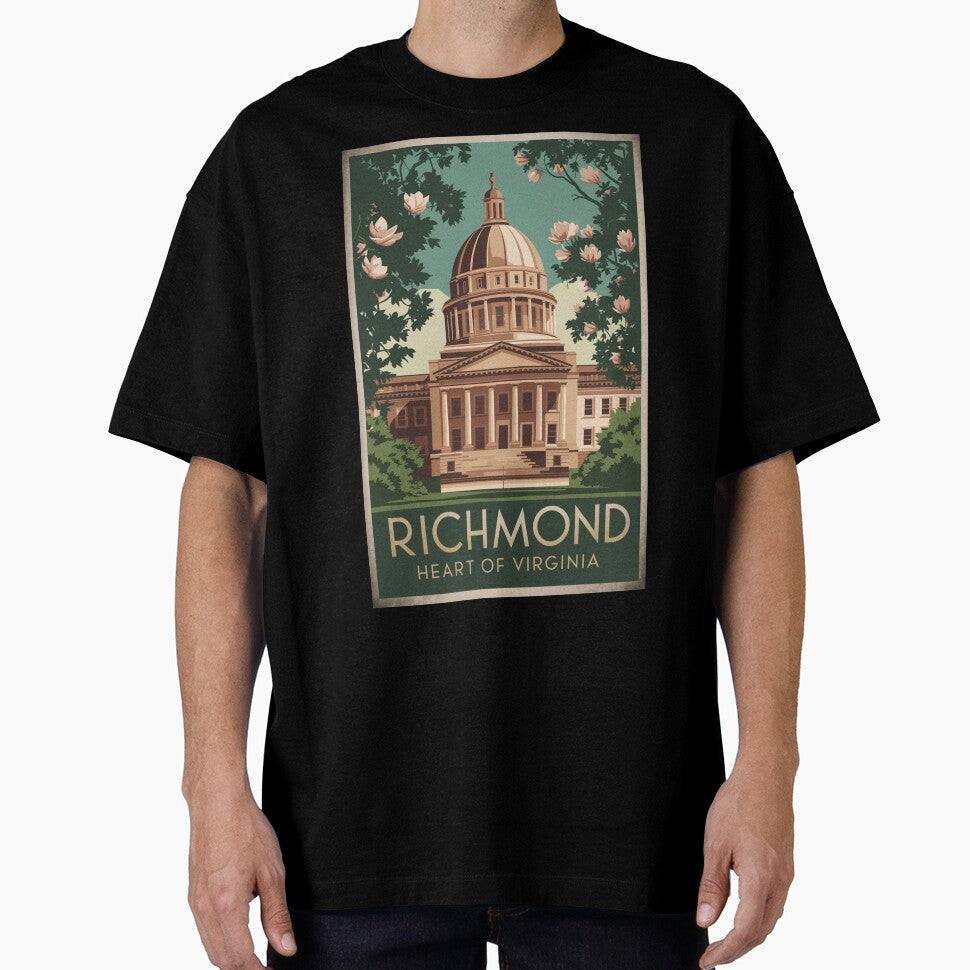 Richmond Vintage Travel Poster by TravelerRat