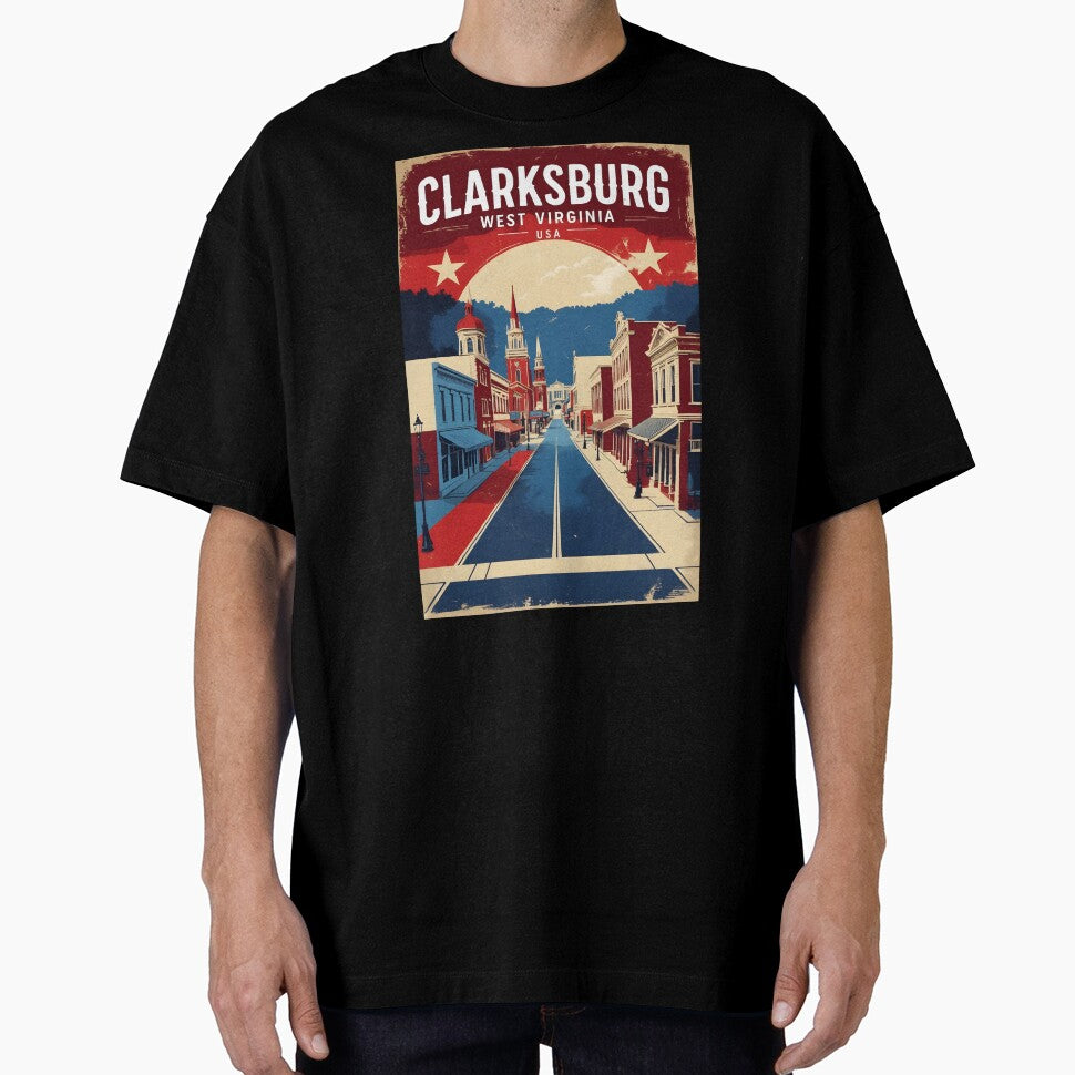 Clarksburg West Virginia 1950s USA Vintage Travel Tourism by TravelersGems