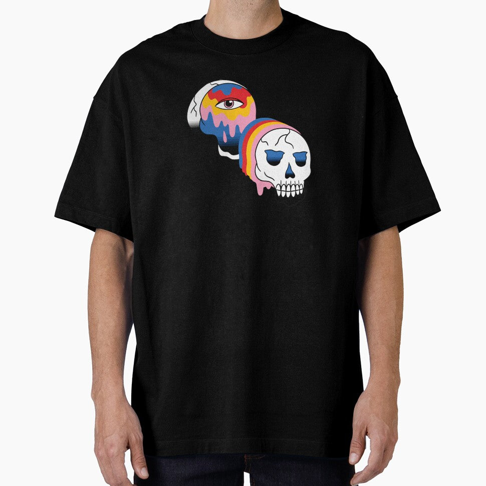 colorful skull by zaher97