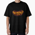 No Mercy Club – Fiery Gothic Metal Logo Design by bloomandbeads.eu