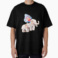 Pure love elephant mom& child by RoseAIArtRhythm