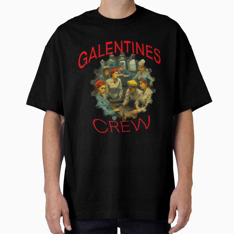 Russian Girls Galentines crew on submarine on Galentines day and Galentines party, gift idea for Galentines day by sailorsam1805