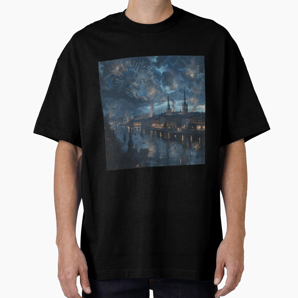Fireworks Over Stockholm on National Day by palmyst