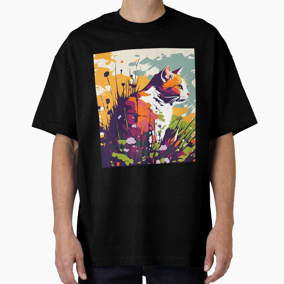 The Meadow Colorful Cat by tranb0644