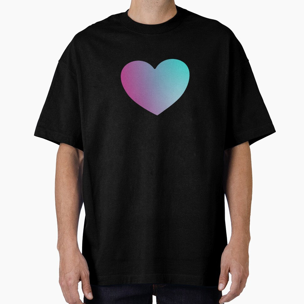 Fluorescent heart - Purple and blue by Inspirationmotivation