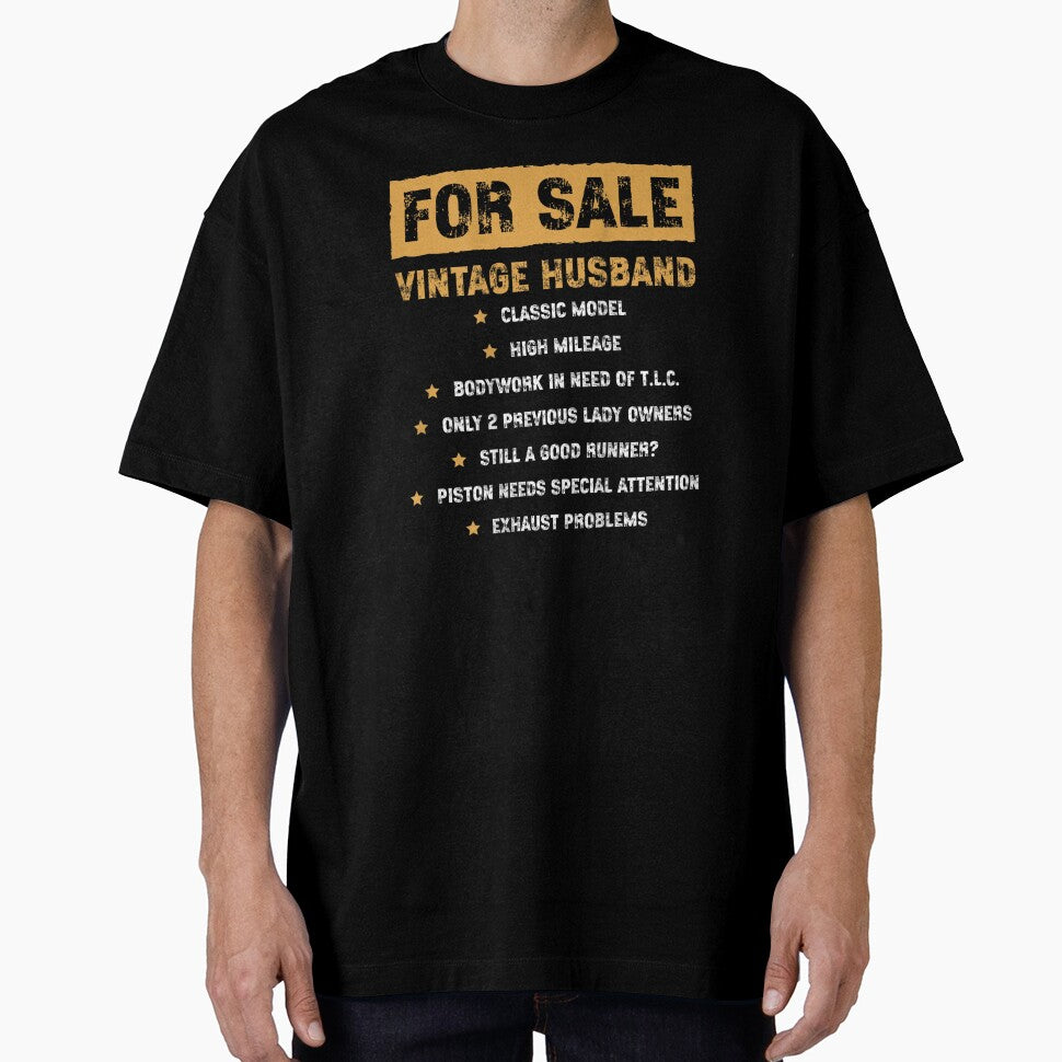 For Sale Vintage Husband Classic Model High Mileage Funny Marriage Joke by Serene woods