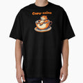 Capy-ccino Funny Coffee Meme – Retro Capybara Cappuccino Pun Art by FIREDesignsPOD