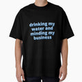 Drinking my water and minding my business by zakariadesigner