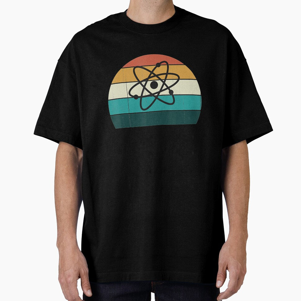Retro Science Atoms Vintage Molecules Chemistry by RonaldDaughtry