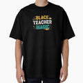 Black Teacher Magic Simple Funny Teaching Pride Tee by Designs-RZ