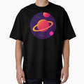 Gradient planet into galaxy between stars by Butterfly-Dream