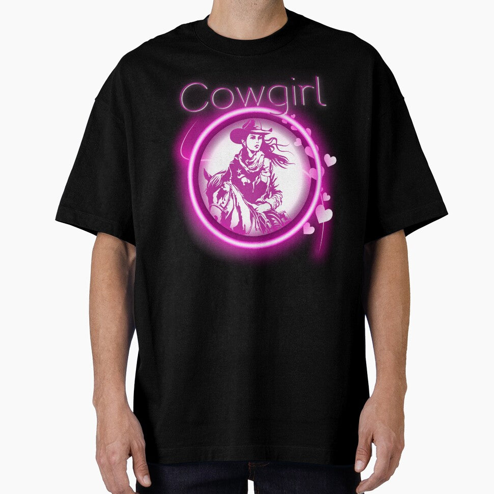 Neon PINK Cowgirl by Jeremy Martin