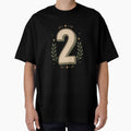 Retro Number Two Minimalist Graphic Design by Kupeliemre