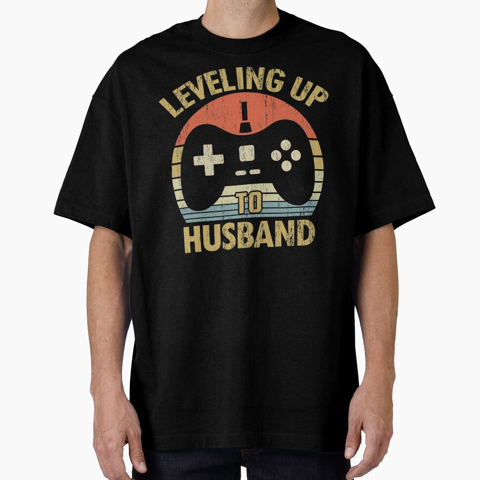 Leveling Up To Husband - Gift For Husband Valentines Gift Video Gamer by nana1099