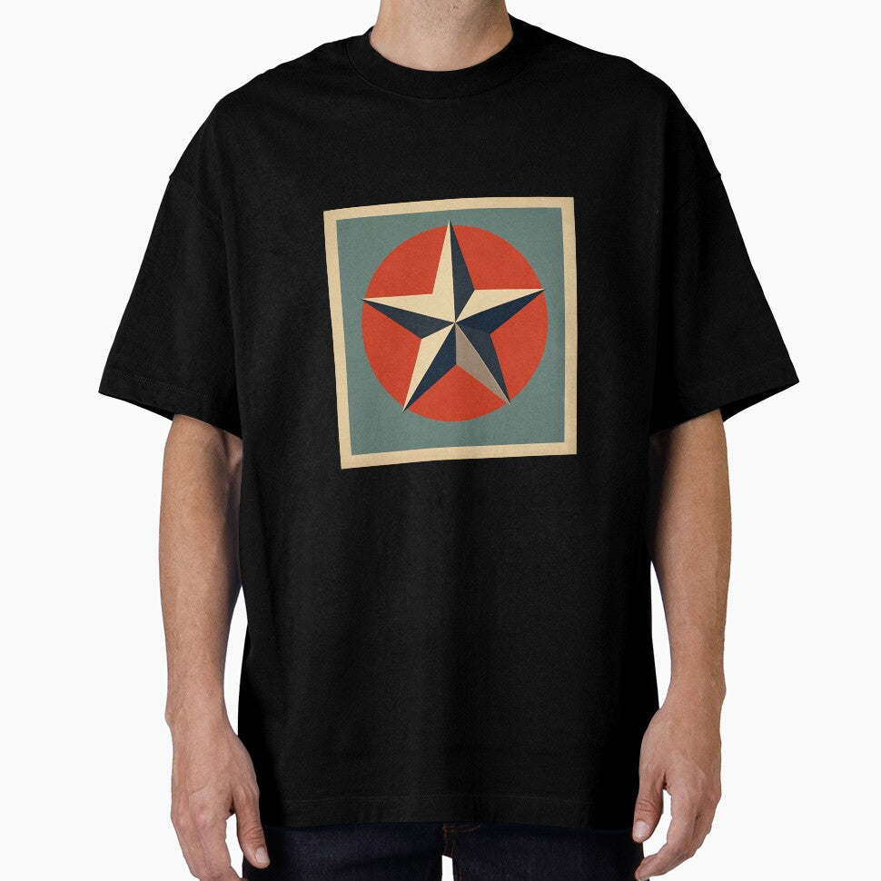 Vintage Grey Star by Vintage City