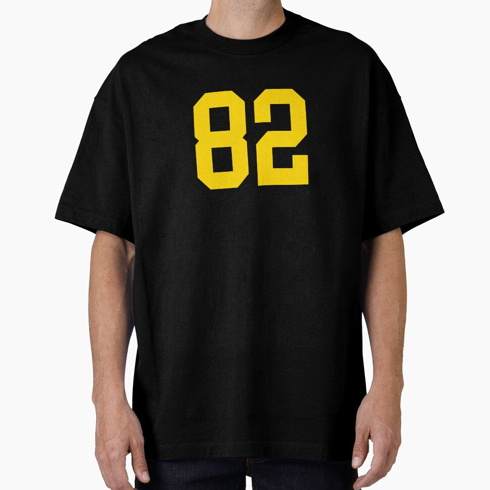 Bold Yellow Sport Number 82 by NECHSTORE