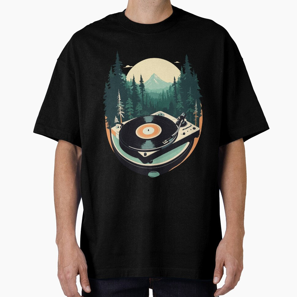 Music Streetwear Outfit Turntable Forest by LuminOrb