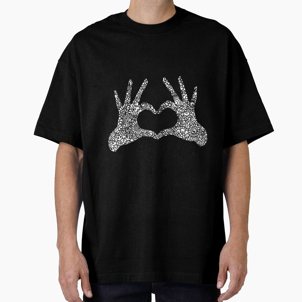Love Hands Zentangle by DesignPMG