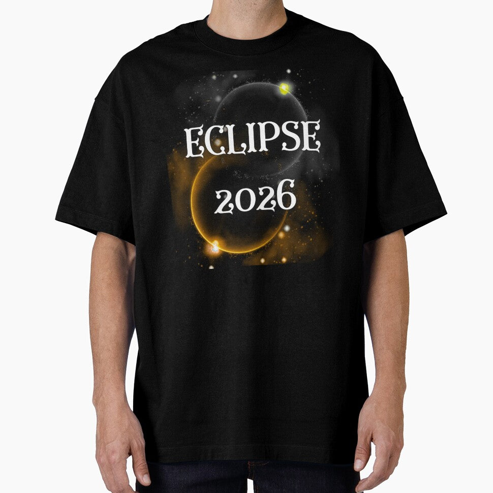 Eclipse 2026 Celestial Solar Eclipse Cosmic Art by stickersrafisa
