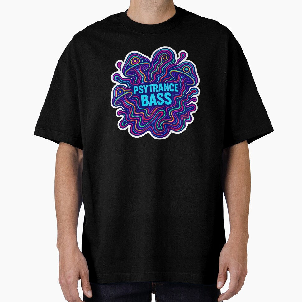 Psytrance Bass – Psychedelic Trance Mushroom Neon by |TRSSHOP|