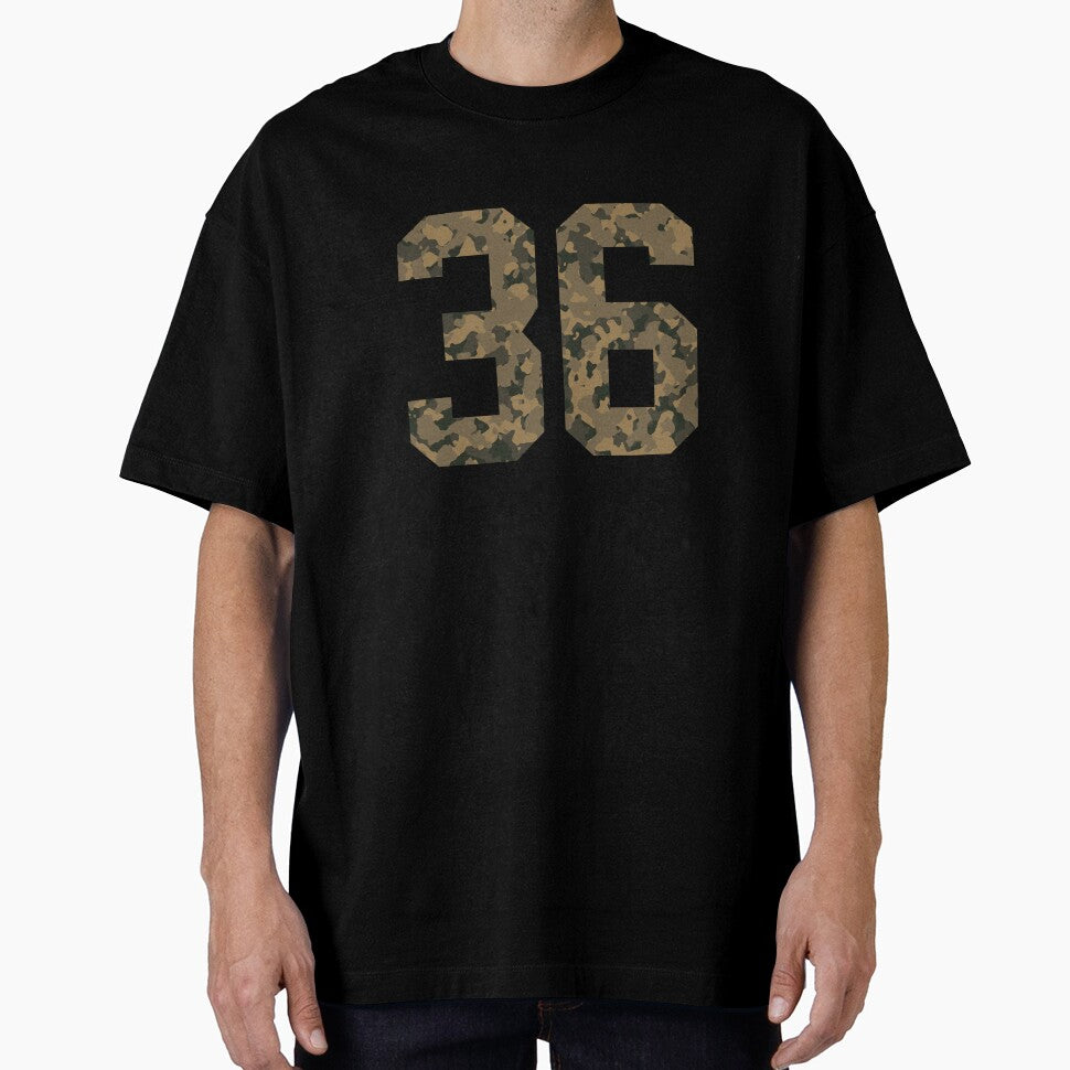 Army Camouflage Number 36 - Sports Numbers by NECHSTORE