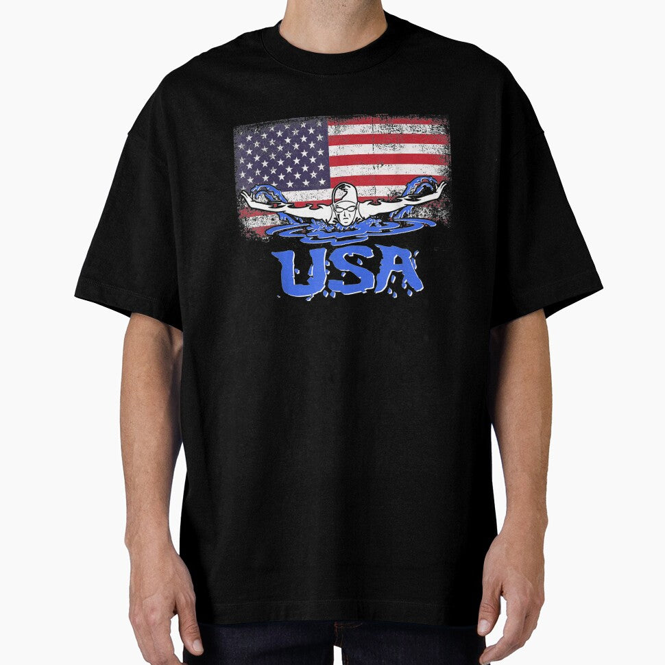 USA Swimming Cute US Swim Aquatic Sport Athlete by sikkilapa