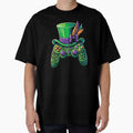 Mardi Gras Gaming Controller with Festive Carnival Hat Retro Style by FGTV2021