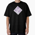Hand-drawn Crossing Lines Pattern – Purple by RoguePatterns