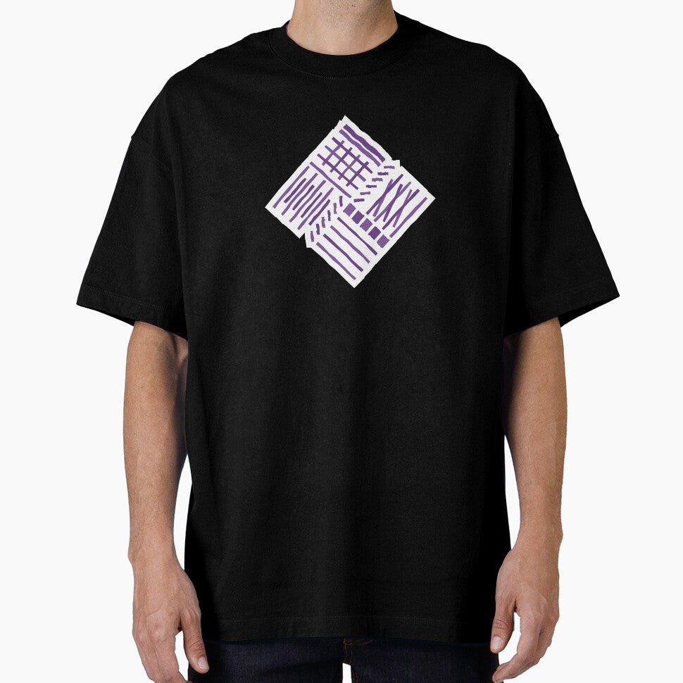 Hand-drawn Crossing Lines Pattern – Purple by RoguePatterns