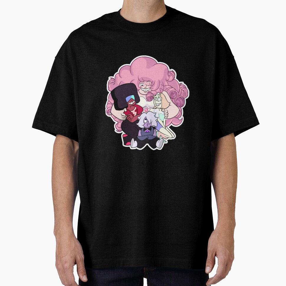 The Crystal Gems with Rose by TheDiamondArt