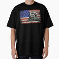 American Flag Vintage Train by thecooltable