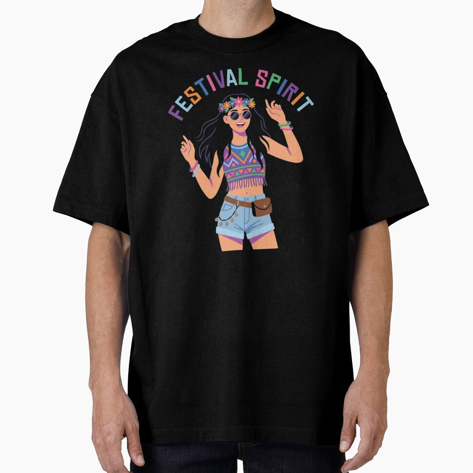 Festival Spirit Vibrant Graphic for Music Festival Attendees by chattsuede