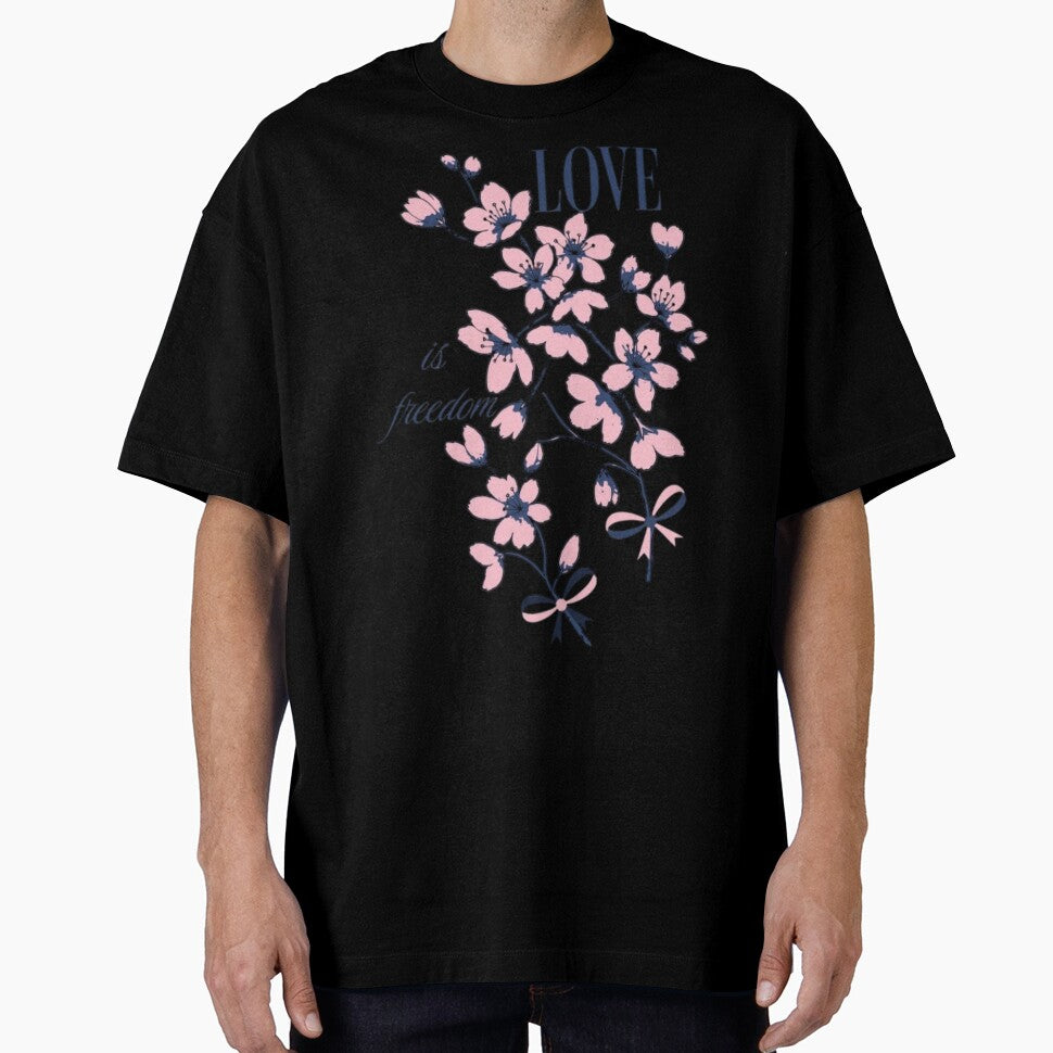 Love is Freedom Cherry Blossoms Design by DivineHaven