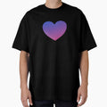 Fluorescent Heart - Purple and Pink by Inspirationmotivation