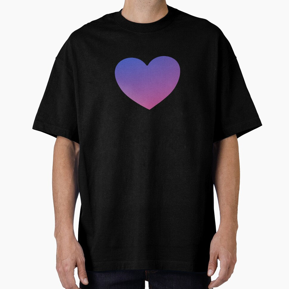 Fluorescent Heart - Purple and Pink by Inspirationmotivation