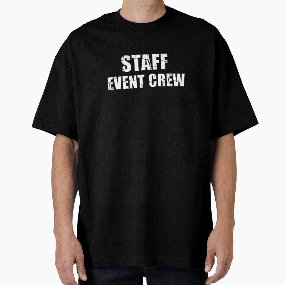 Staff Event Crew Distressed Cracked Text by AbcDigs Studio