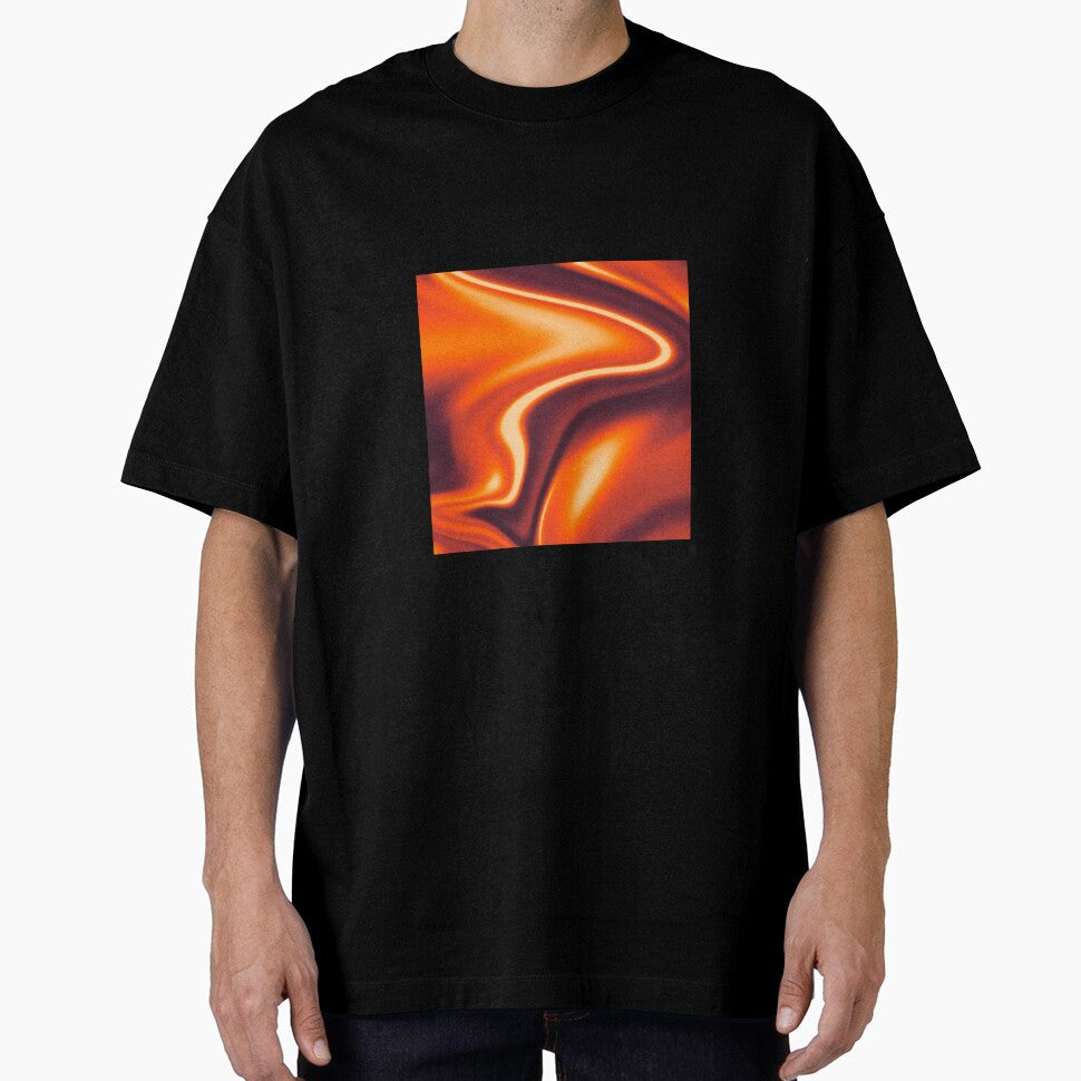 Orange and black liquid gradient by Pattrenonly